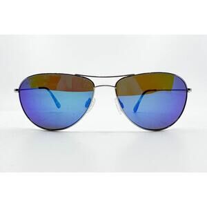 Maui Jim Sea Horse MJ 772-17 Silver Gray Sunglasses 60-15-143 8352